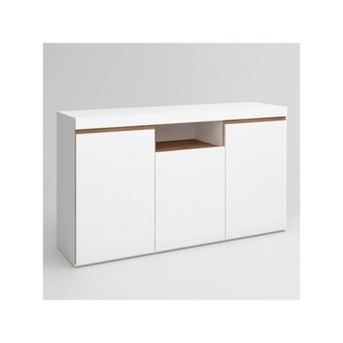 APARADOR MODERNO ELIS COLOR BLANCO 3 PUERTAS TU MESITA - 2