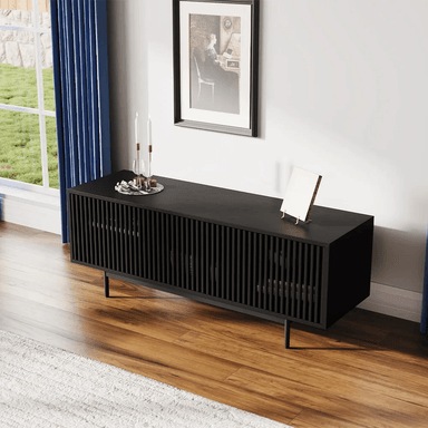 APARADOR TU MESITA RYU NEGRO MESA TV 3 PUERTAS