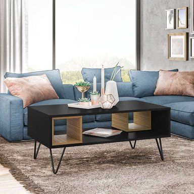 MESA DE CENTRO TU MESITA NELLY NEGRO DUNA