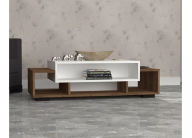 MESA DE CENTRO TU MESITA MONTANA BLANCO MARRÓN