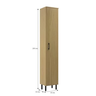 ALACENA TU MESITA XIMENA MULTIUSOS ROBLE 1 PUERTA - 3