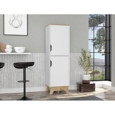 ALACENA TU MESITA ROSY MULTIUSOS 2 PUERTAS BLANCO/DUNA