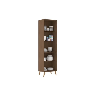 ALACENA TU MESITA ANDY MULTIUSOS MARRÓN/NEGRO 2 PUERTAS - 2