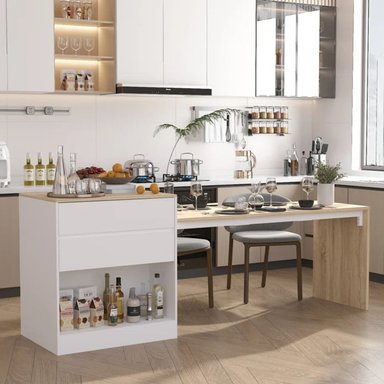 ISLA PARA COCINA TU MESITA VENTURA MODERNA BLANCO/DUNA