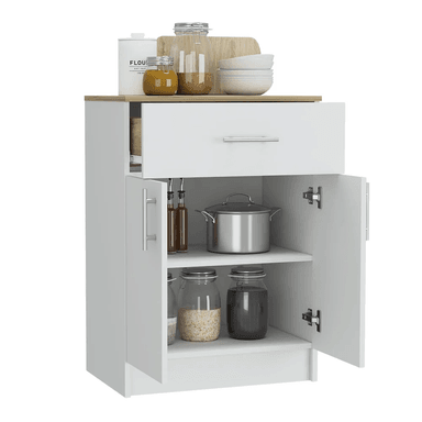 ALACENA DE COCINA TU MESITA MARGOT BLANCO/DUNA 1 CAJÓN 2 PUERTAS - 3