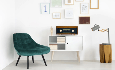 BUTACA TU MESITA CARPIO SILLON MODERNO TERCIOPELO VERDE