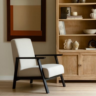 BUTACA TU MESITA WOODY MINIMALISTA BLANCO NEGRO