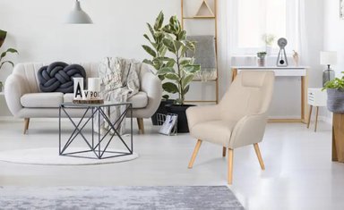 BUTACA SILLÓN ESCANDINAVO ELLIOT COLOR BEIGE TU MESITA