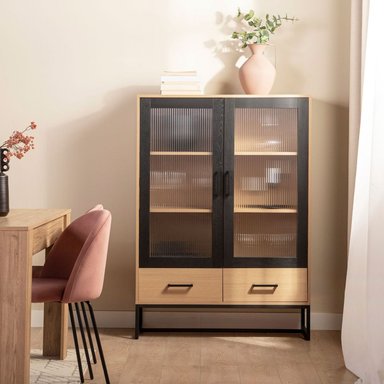 VITRINA TU MESITA ANTONY MULTICOLOR MODERNA