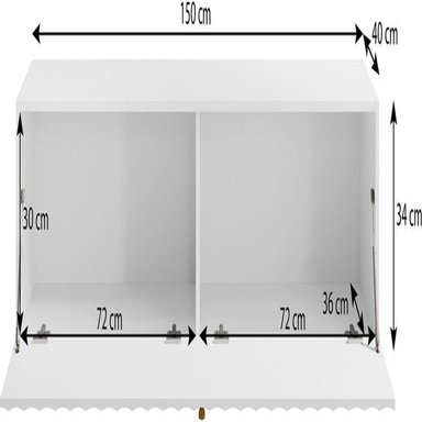 MESA DE TV TU MESITA MICHEL MODERNA 1 PUERTA BLANCO