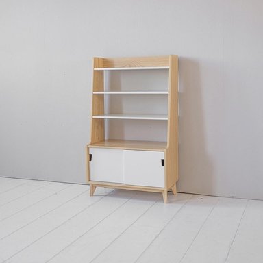 LIBRERO TU MESITA ARAGÓN MULTICOLOR INFANTIL 2 PUERTAS CORREDIZAS