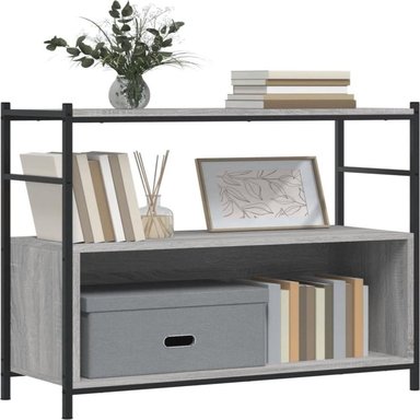 ESTANTE LIBRERO TU MESITA RINGO GRIS CLARO INDUSTRIAL 1 NIVEL