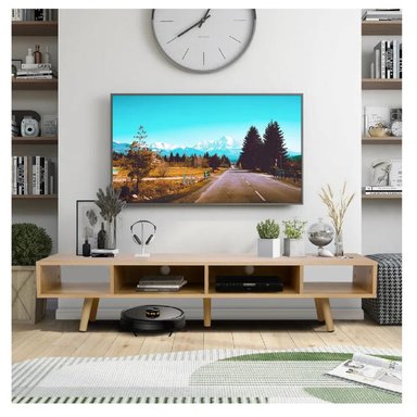 MESA DE TV 65' CONTEMPORÁNEA TU MESITA JYNX MELAMINA 18MM COLOR DUNA - 2