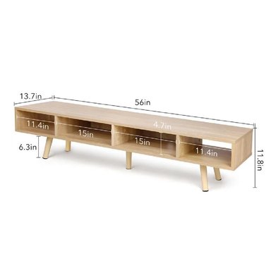 MESA DE TV 65' CONTEMPORÁNEA TU MESITA JYNX MELAMINA 18MM COLOR DUNA - 3