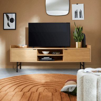 MUEBLE PARA TV 2 PUERTAS DANILO COLOR DUNA TU MESITA
