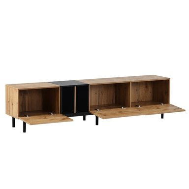 MESA DE TV MODERNA TOGO MARRÓN 195CM - 3