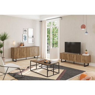 MESA DE TV MODERNA ROSSY MARRÓN TU MESITA - 2