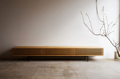 MESA DE TV APARADOR MINIMALISTA ROGER COLOR DUNA TU MESITA 3 PUERTAS