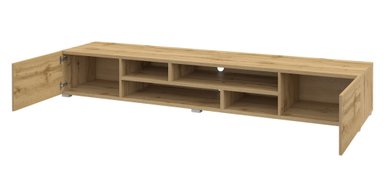 MESA DE TV MODERNA GENIUS COLOR DUNA 2 PUERTAS TU MESITA - 3