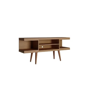 MESA DE TV CONTEMPORÁNEA 50' TU MESITA MARVIN MELAMINA 18MM COLOR MARRÓN - 2