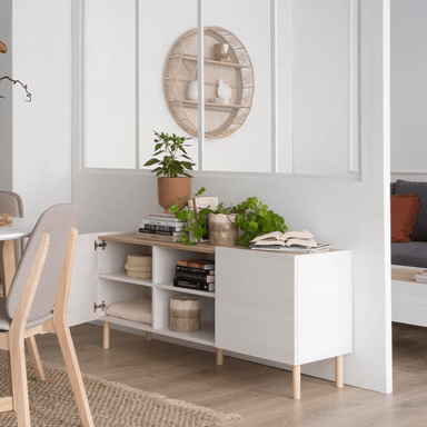 MESA DE TV MINIMALISTA ARHBO BLANCO 140 CM - 2