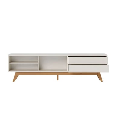 MESA DE TV MINIMALISTA ICARUS COLOR BLANCO/HAYA TU MESITA - 2