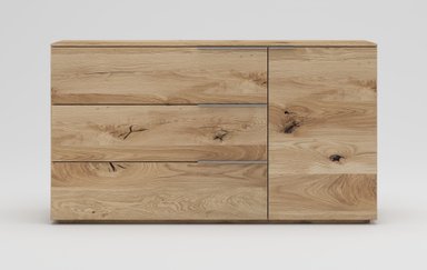 CÓMODA RÚSTICA FÉNIX 3 CAJONES 1 PUERTA TU MESITA COLOR DUNA