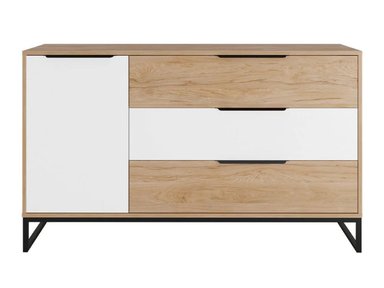 CÓMODA CLÁSICA ELEONOR 3 CAJONES 1 PUERTA TU MESITA