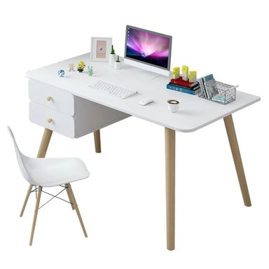 ESCRITORIO MELENDRA BLANCO 120CM