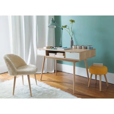 ESCRITORIO CANEL MARRÓN 120 CM - 2
