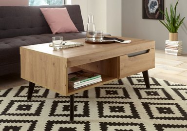 MESA DE CENTRO 1 CAJÓN APOLO COLOR DUNA TU MESITA