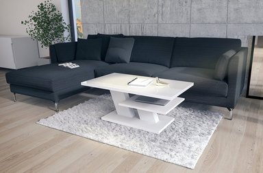 MESA DE CENTRO ELEGANTE LOLA COLOR BLANCO TU MESITA - 1