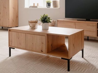 MESA DE CENTRO MULTIUSOS 2 PUERTAS MILITA TU MESITA