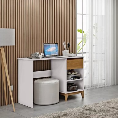 ESCRITORIO JUVENIL 1 CAJÓN PORTO COLOR BLANCO TU MESITA