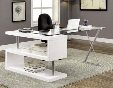 ESCRITORIO CONTEMPORÁNEO MONTRA BLANCO 140CM