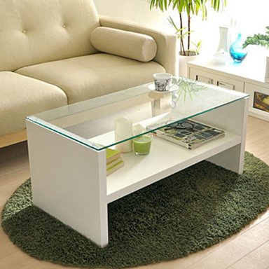 MESA DE CENTRO CLÁSICA PRINCESS COLOR BLANCO TU MESITA