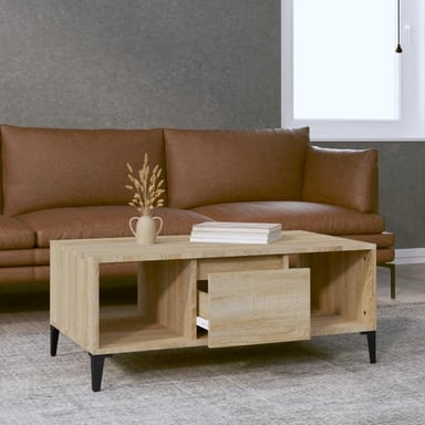 MESA DE CENTRO FUNCIONAL TU MESITA EMIR COLOR DUNA 1 CAJÓN - 2