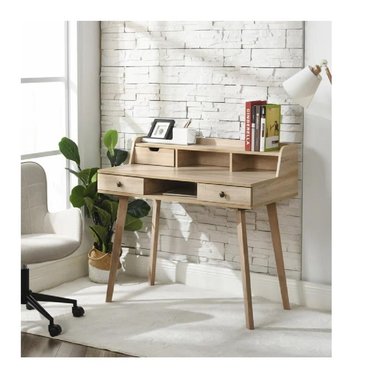 ESCRITORIO MODERNO TU MESIITA TOMY COLOR DUNA 3 CAJONES