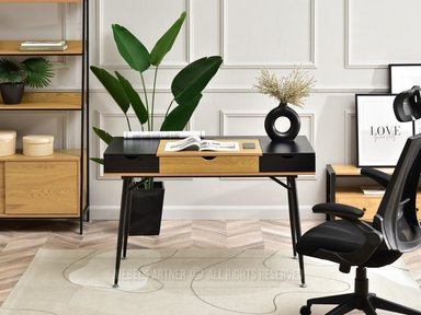 ESCRITORIO MODERNO TIGGO COLOR NEGRO/HAYA TU MESITA