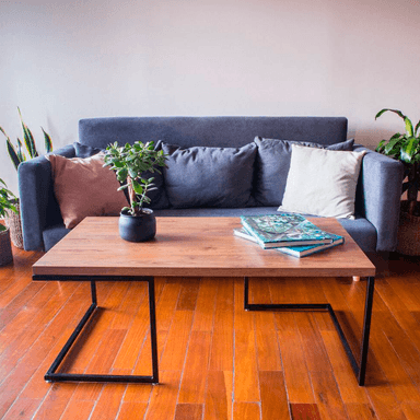 MESA DE CENTRO MINIMALISTA ANTOINE MARRÓN