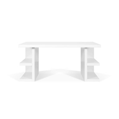 ESCRITORIO CONTEMPORÁNEO PRIVÉ BLANCO 160CM