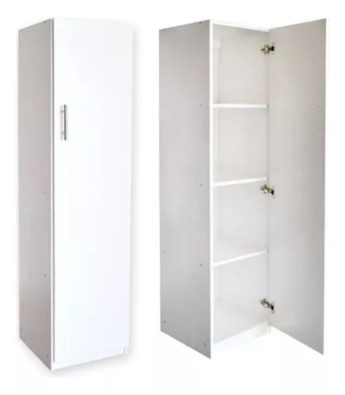 PRÁCTICO ESTANTE 1 PUERTA RENZO COLOR BLANCO TU MESITA