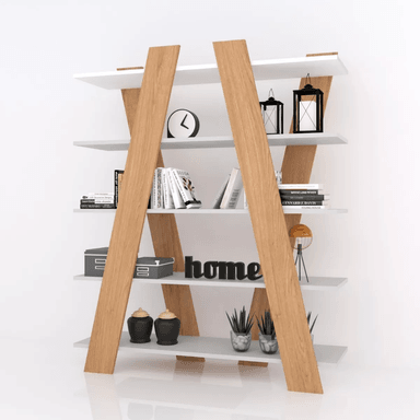 MODERNO ESTANTE XIMENA COLOR BLANCO/DUNATU MESITA