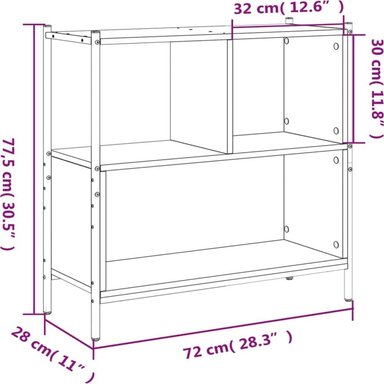 LIBRERO ESTANTE TU MESITA MIRLO COLOR DUNA 2 NIVELES