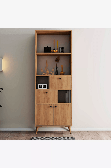 LIBRERO ORGANIZADOR SALOMÉ COLOR DUNA TU MESITA