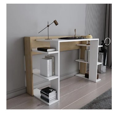 ESCRITORIO JUVENIL TU MESITA BRESIA COLOR BLANCO/DUNA