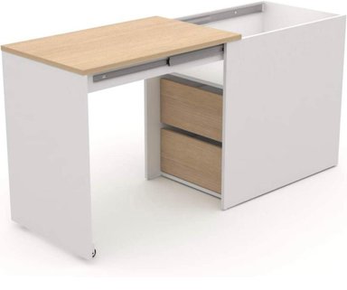 ESCRITORIO EXTENSIBLE MODERNO TRUMTRUM BLANCO