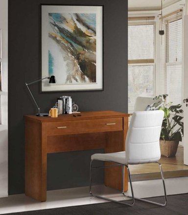 ESCRITORIO CONTEMPORÁNEO BILBOA MARRÓN 90CM