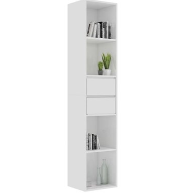 ESTANTE ALTO TU MESITA ELFO COLOR BLANCO 2 CAJONES - 3