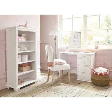 ESCRITORIO BELANOVA BLANCO 4 CAJONES 105 CM - 3